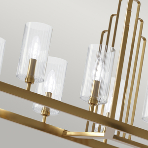 Kimrose pendant lamp - 10 light sources - Brushed natural brass Quintiesse small 4
