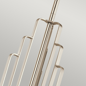 Kimrose chandelier - 6 light sources - Polished nickel Quintiesse small 2