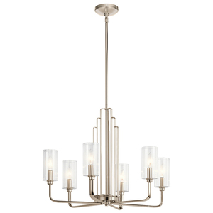 Kimrose chandelier - 6 light sources - Polished nickel Quintiesse small 0