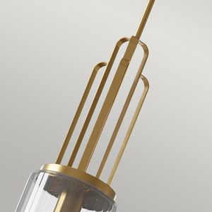Kimrose pendant lamp - 1 light source - Brushed natural brass Quintiesse small 2