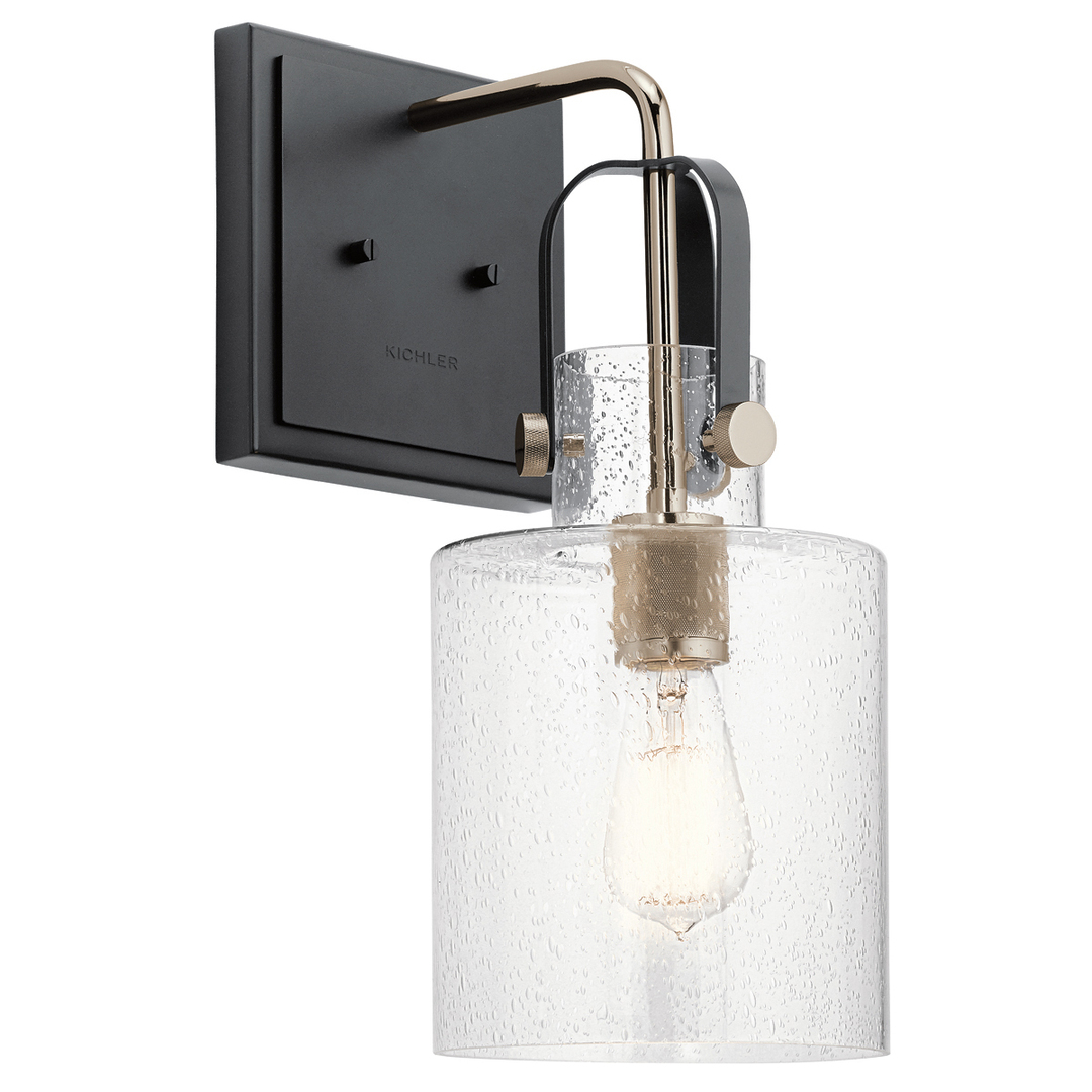 Kitner wall lamp - 1 light source - Polished nickel Quintiesse