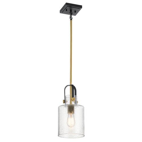 Check Kitner pendant lamp - 1 light source - Natural brass Quintiesse