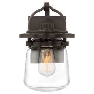 Quintiesse Lasalle Small Outdoor Wall Lantern, Western Bronze, E27, IP44 small 5
