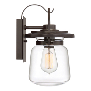 Quintiesse Lasalle Small Outdoor Wall Lantern, Western Bronze, E27, IP44 small 6