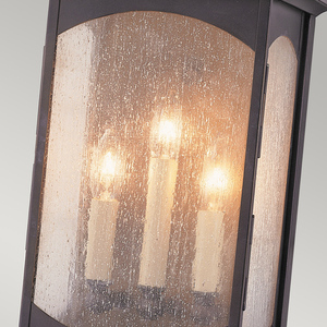 Quintiesse Market Square QN-MARKET-SQUARE-L outdoor wall lantern 3×E14, Oil Rubbed Bronze small 4