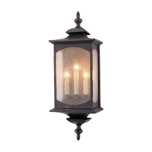 Check Quintiesse Market Square QN-MARKET-SQUARE-L outdoor wall lantern 3×E14, Oil Rubbed Bronze