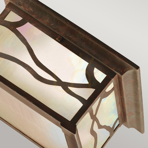 Quintiesse Morris QN-MORRIS-F outdoor ceiling light, distressed copper, 2×E27 small 3