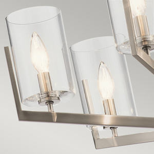 Nye chandelier - 6 light sources - Classic pewter Quintiesse small 4