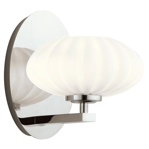 Check Pim wall lamp - 1 light source - Polished chrome Quintiesse