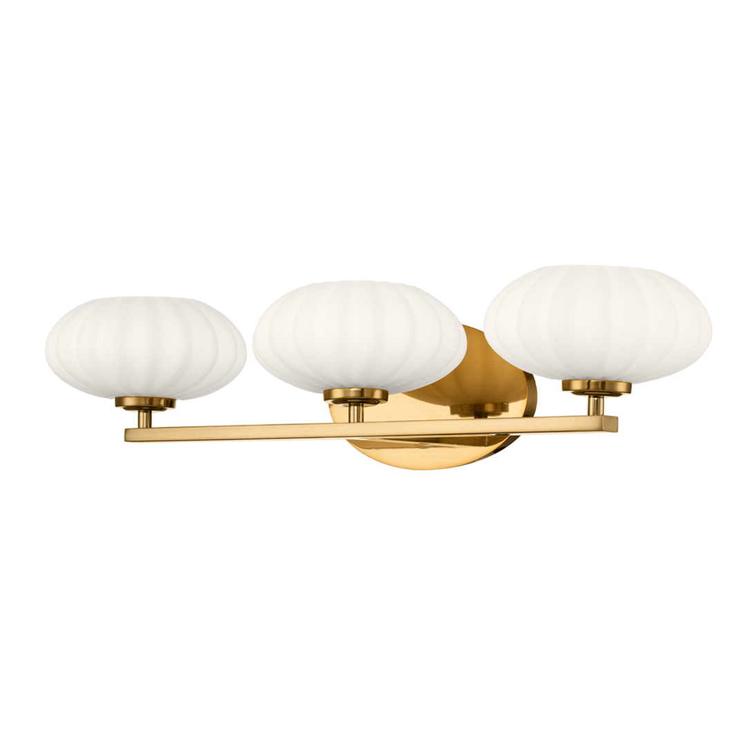 Pim wall lamp - 3 light sources - Gold Quintiesse