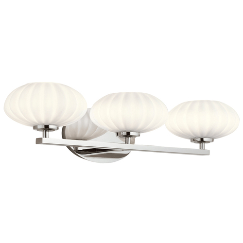 Check Pim wall lamp - 3 light sources - Polished chrome Quintiesse