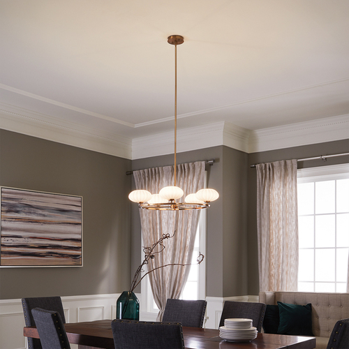 Check Quintiesse Pim QN-PIM5-FXG chandelier, gold, 5 × G9