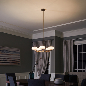 Pim chandelier - 5 light sources - Gold Quintiesse small 6