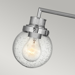Poppy wall lamp - 3 light sources - Polished chrome Quintiesse small 2