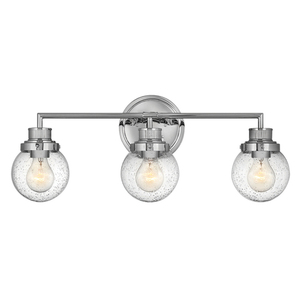 Poppy wall lamp - 3 light sources - Polished chrome Quintiesse small 0