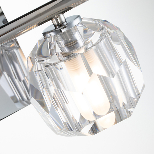 Check Quintiesse Regalia bathroom wall light QN-REGALIA2-PC-BATH, polished chrome, 2 × G9