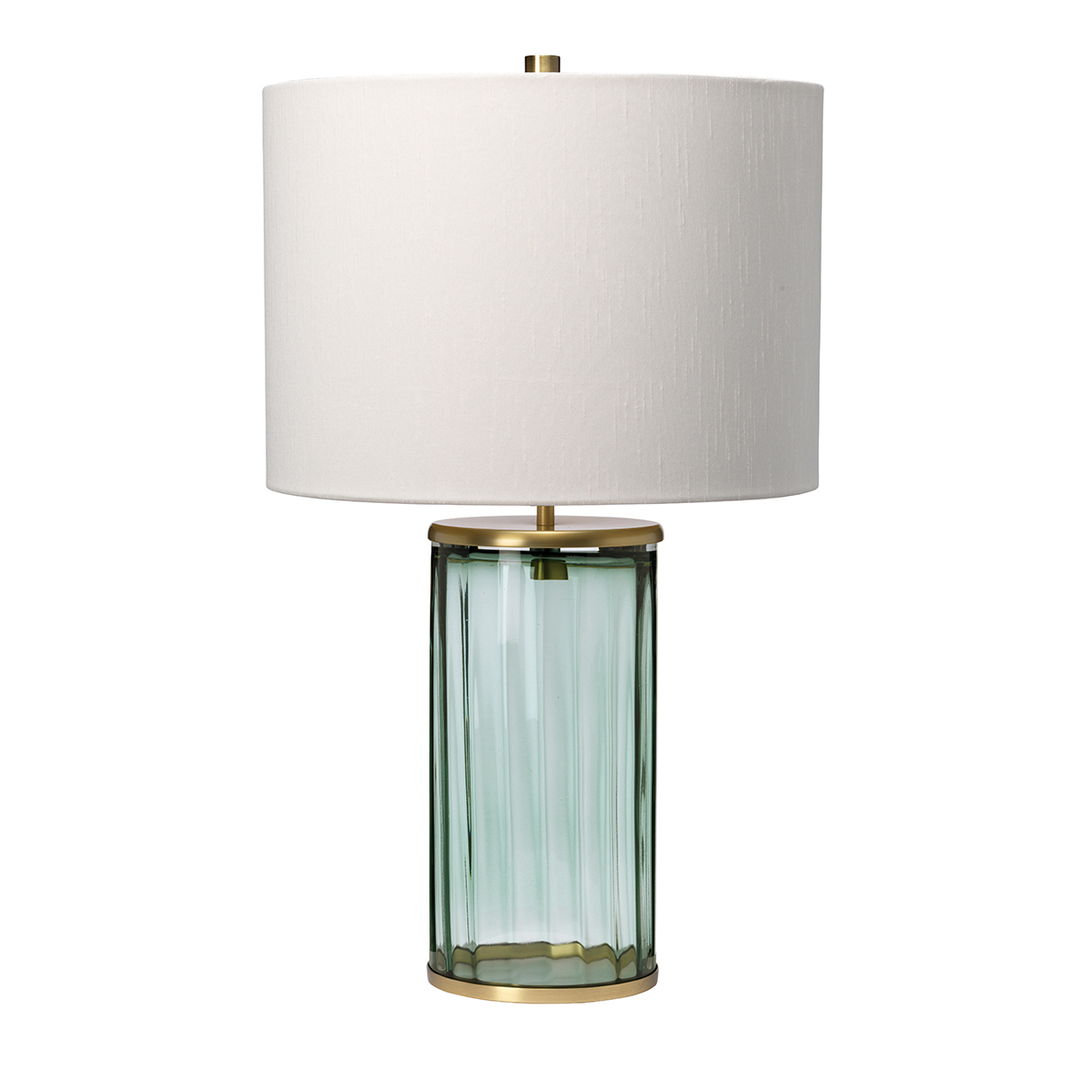 Reno table lamp - 1 light source - Green/ Old brass Quintiesse