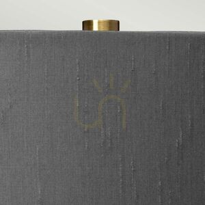 Quintiesse Reno E27 table lamp – smoked glass, aged brass small 5