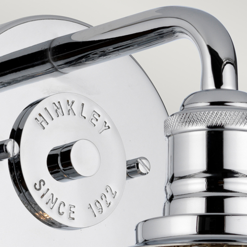Check Rigby wall lamp - 1 light source - Polished chrome Quintiesse