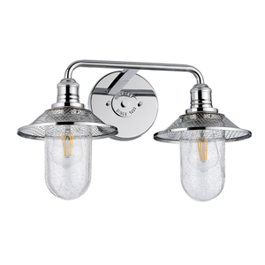 Rigby wall lamp - 2 light sources - Polished chrome Quintiesse 1 Rigby wall lamp - 2 light sources - Polished chrome Quintiesse small 1