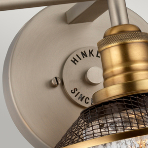 Rigby wall lamp - 3 light sources - Antique nickel/ Old brass Quintiesse 1 Rigby wall lamp - 3 light sources - Antique nickel/ Old brass Quintiesse small 1