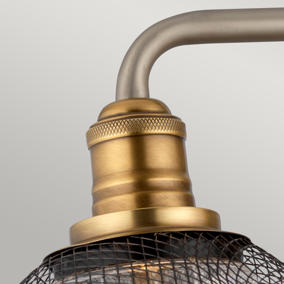 Preview Rigby wall lamp - 3 light sources - Antique nickel/ Old brass Quintiesse Rigby wall lamp - 3 light sources - Antique nickel/ Old brass Quintiesse