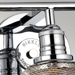 Rigby wall lamp - 3 light sources - Polished chrome Quintiesse small 2