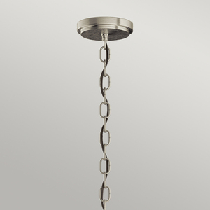 Quintiesse Roux 3-Light Pendant / Semi-Flush, Brushed Nickel small 2