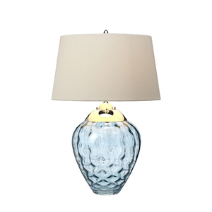 Samara table lamp - 2 light sources - Light blue Quintiesse small 2