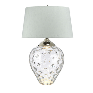 Samara large table lamp - 2 light sources - Quintiesse clear glass small 0