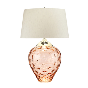 Samara large table lamp - 2 light sources - Salmon Quintiesse small 3