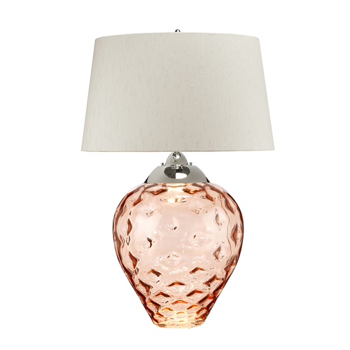 Check Samara large table lamp - 2 light sources - Salmon Quintiesse