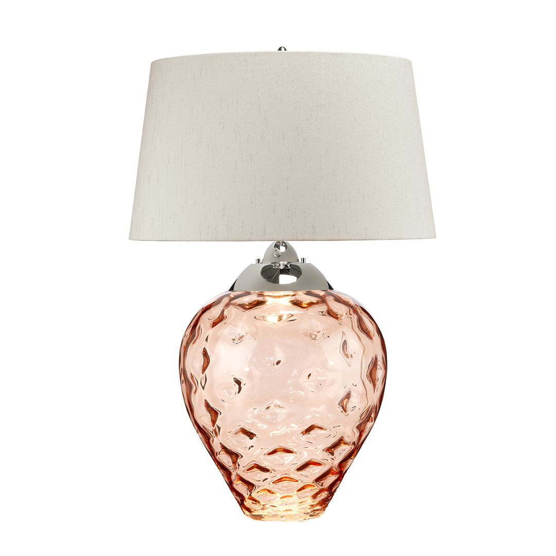 Samara large table lamp - 2 light sources - Salmon Quintiesse