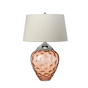Samara table lamp - 2 light sources - Salmon Quintiesse small 1