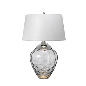 Samara table lamp - 2 light sources - Tinted glass Quintiesse small 0