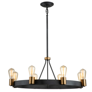 Silas pendant lamp/semi-plophon - 8 light sources Quintiesse small 0