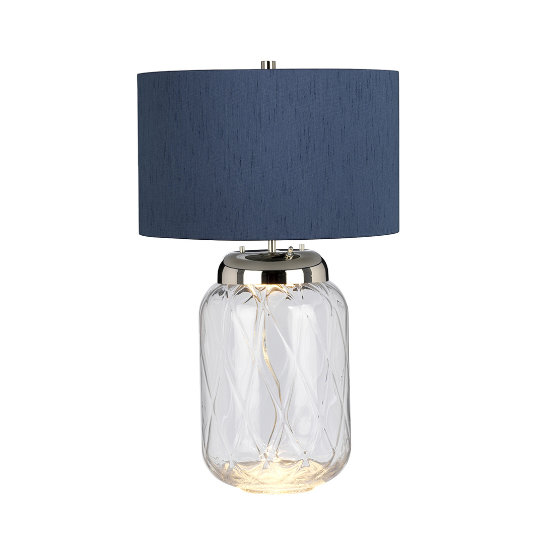 Sola table lamp - 2 light sources - Blue lampshade Quintiesse