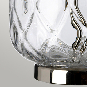 Quintiesse Sola QN-SOLA-TL-S Table Lamp Glass Base Polished Nickel Titanium Silver Shade E27 small 4
