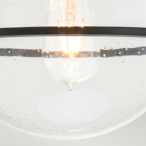 Somerset Plafond - 1 light source - Clear glass - Black Quintiesse small 3