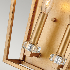 Stinson wall lamp - 2 light sources - Purple brass Quintiesse small 3