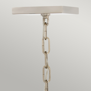 Large pendant lamp / Stinson semi-plophone - 4 light sources - Black / Polished Nickel Quintiesse small 1