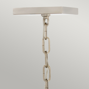 Stinson pendant lamp/half-lamp - 4 light sources - Black/Polished Nickel Quintiesse small 1