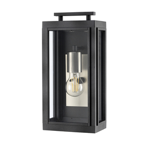 Sutcliffe small wall lantern - 1 light source - Old Zinc/Antique Nickel Quintiesse small 1