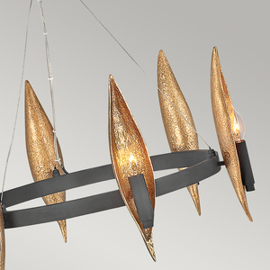 Willow chandelier - 6 light sources Quintiesse small 2