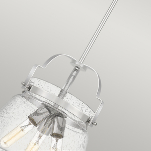 Wimberley pendant lamp - 3 light sources - Polished chrome Quintiesse small 2