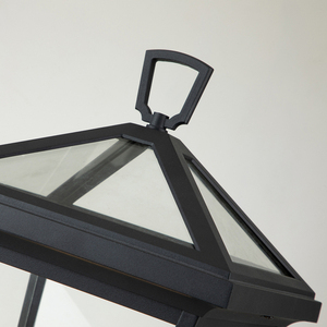 Alford Place standing lantern - 2 light sources - Black Quintiesse small 2