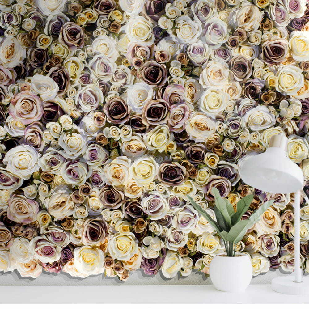 Display Confidence flower wall Confidence flower wall