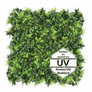 Artificial green mint UV mat 50x50cm small 1