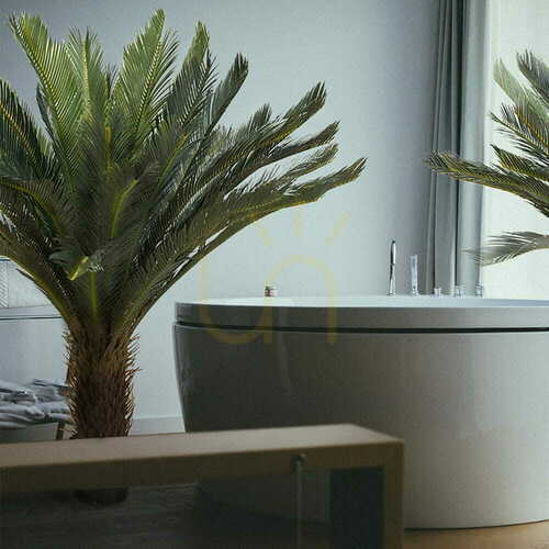 Check Artificial plant Sagittarius Cycas 120cm