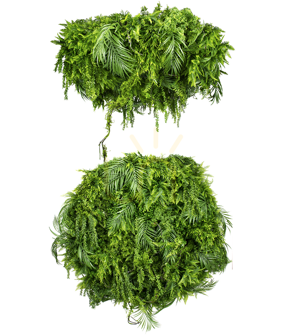 View Green Sway 100cm suspended ceiling - Handmade Green Sway 100cm suspended ceiling - Handmade
